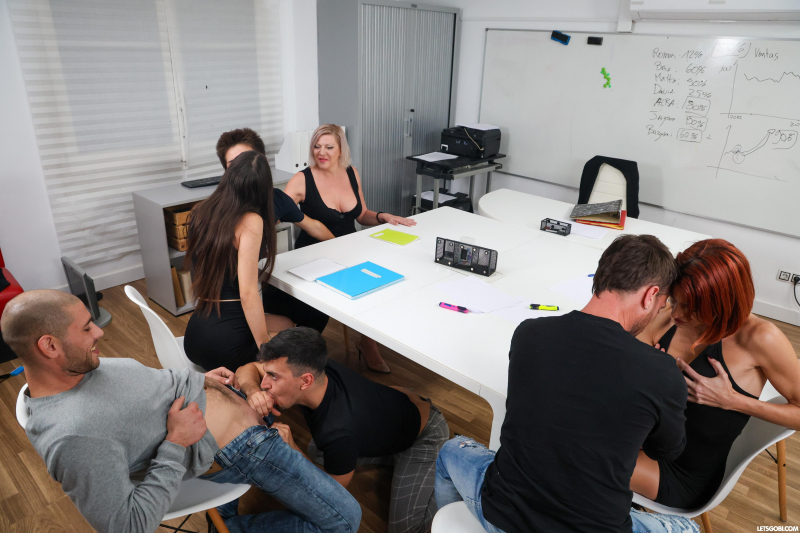 Bi Office orgy Part 1