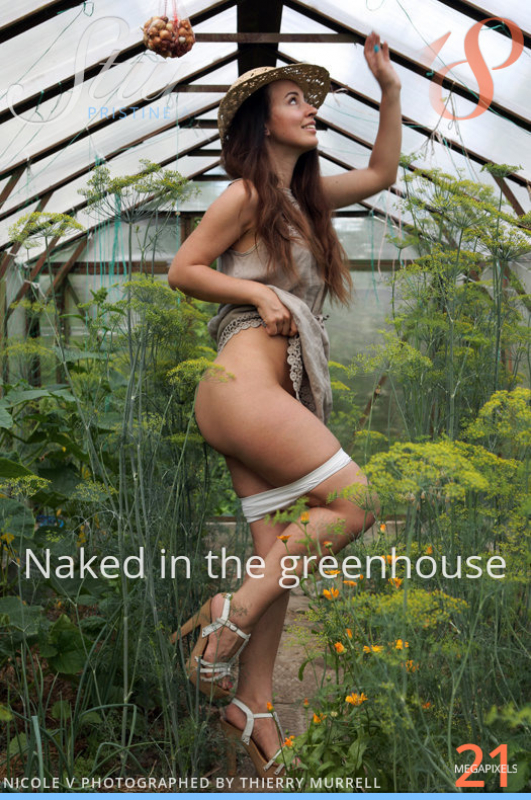 Naked in the greenhouse