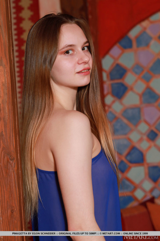 Pink in Blue