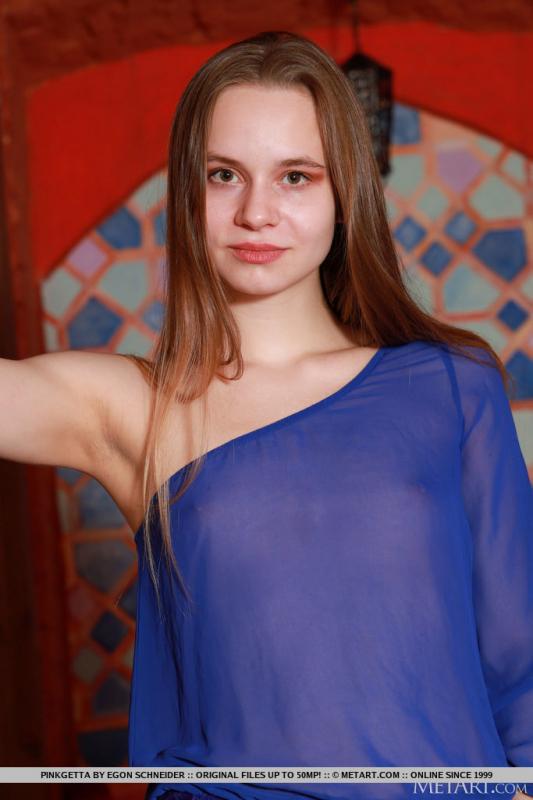 Pink in Blue