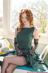 Retro-Clothed-Redhead