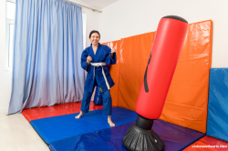 Katy-turns-Judo-practice-into-playtime
