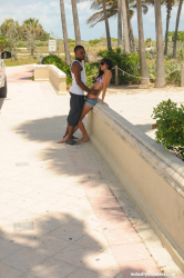 Daniella Diamond going black outdoors