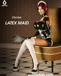 Denise latex maid comic