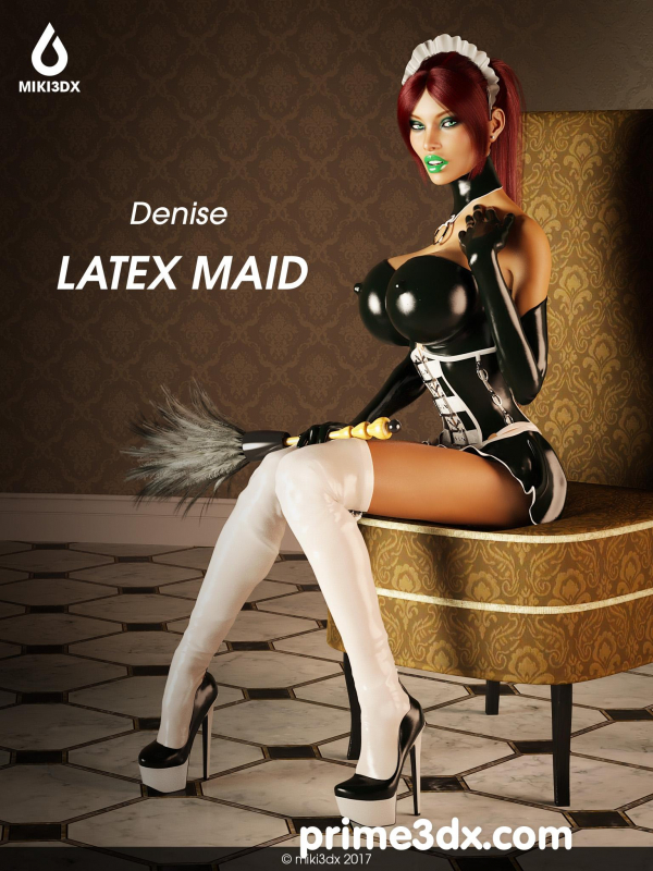 Denise latex maid comic