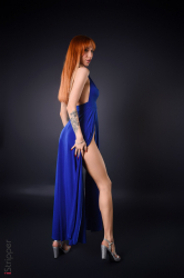 Blue-On-Red
