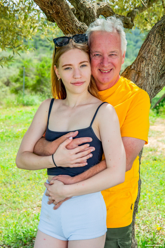 Cute Maya Sinn fucks old Paul Jones