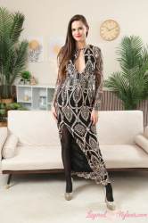 Patterned-Dress-Pantyhose-Over-Stockings