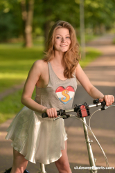 Cam-girl-Merry-Pie-riding-her-bike-without-panties