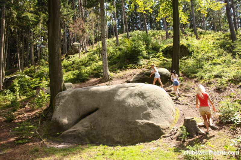 Naked mountain climbing part 1