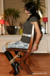 Leyla-Chairtied-Cleavegagged