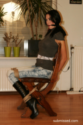 Leyla-Chairtied-Cleavegagged