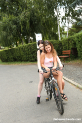 Young-lesbians-playing-with-each-other-outdoors