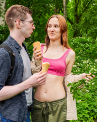 I'll let you lick my ice cream