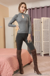 Leggings-Boots-Opaque-Stockings