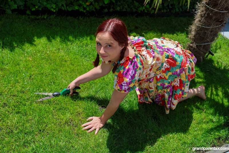 Our maid craves for old cock